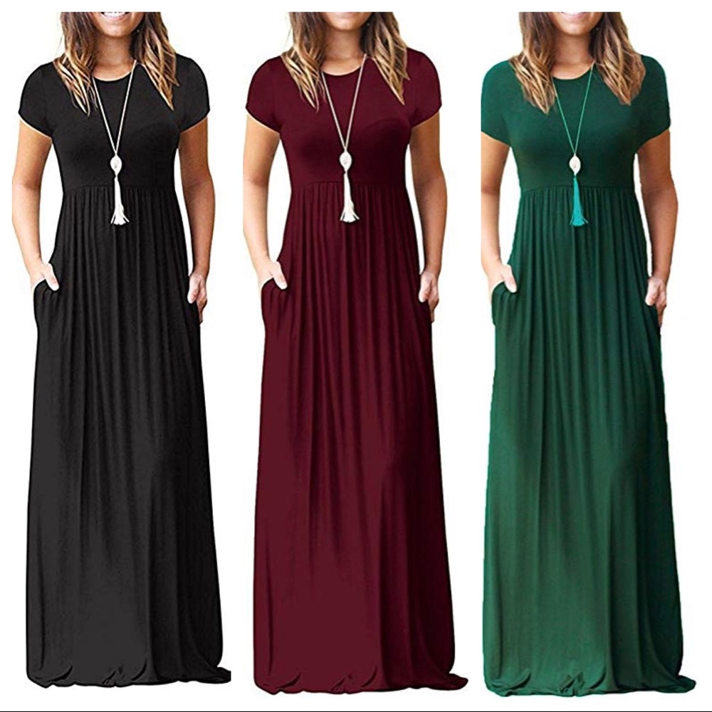 Long Maxi Dress with Pockets